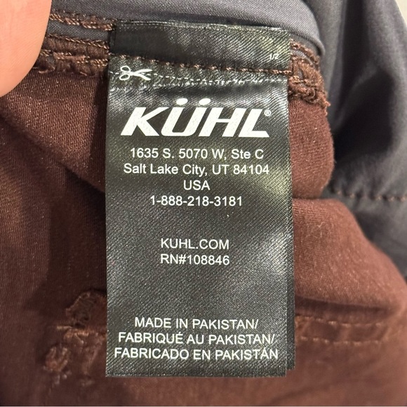 Kuhl NWT Women 12 Chicory Kultivatr Kargo Cargo Crop 6412 Pants Outdoor Comfort - Picture 7 of 11
